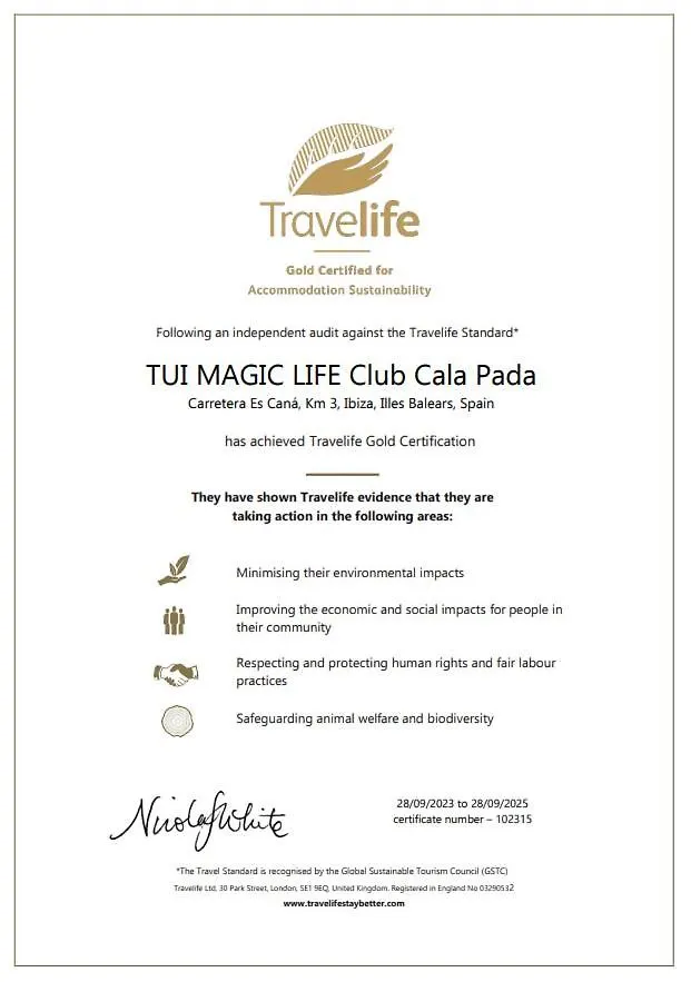 ****  Hotel TUI MAGIC LIFE Cala Pada Santa Eulalia del Río España